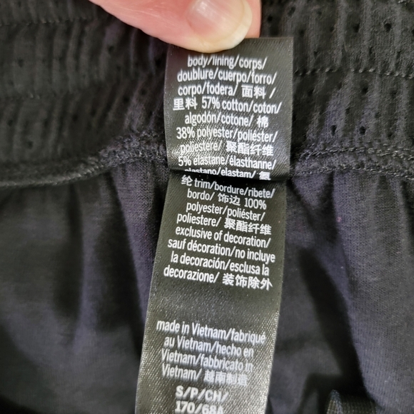 Victoria's Secret Sport Perforated Black Jogger Pull On Pants Pockets Size Small - Picture 9 of 13